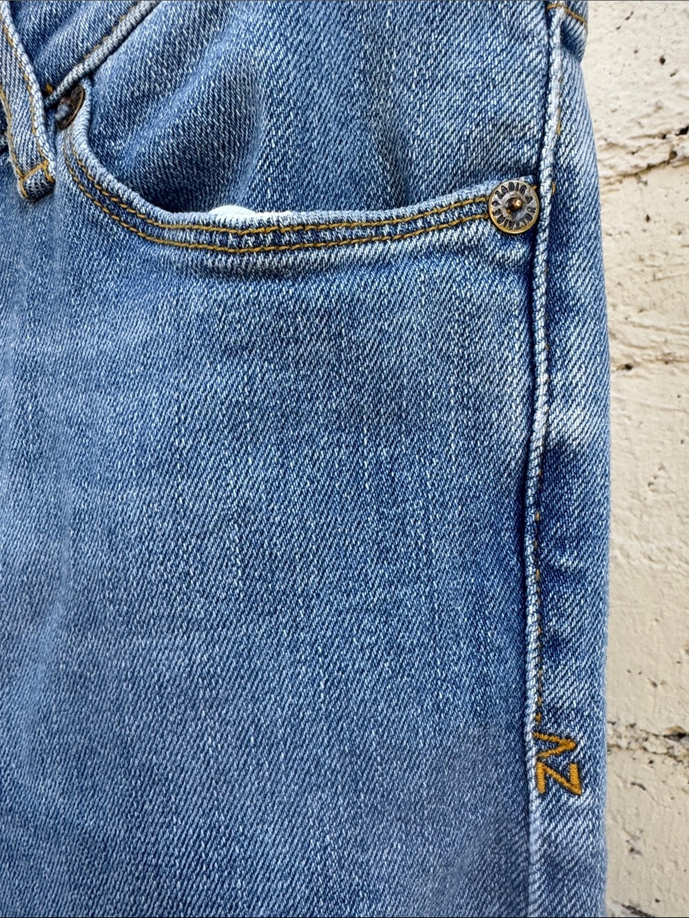 Free People Zadig & Voltaire Davida Rainbow Jeans Size 25 - Picture 6 of 15